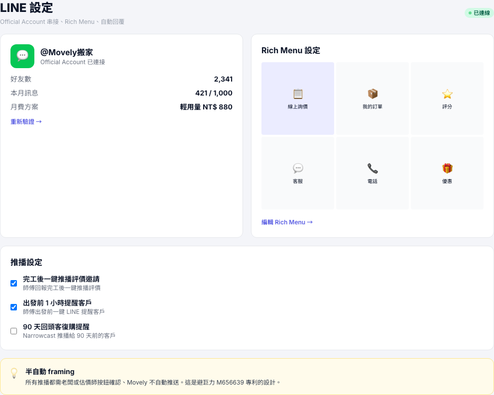LINE 整合（設計稿）